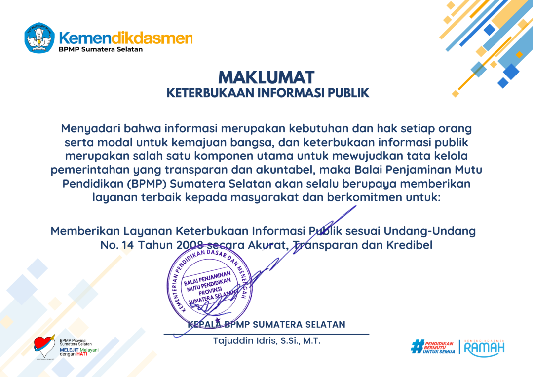 MAKLUMAT Keterbukaan Informasi Publik 2026